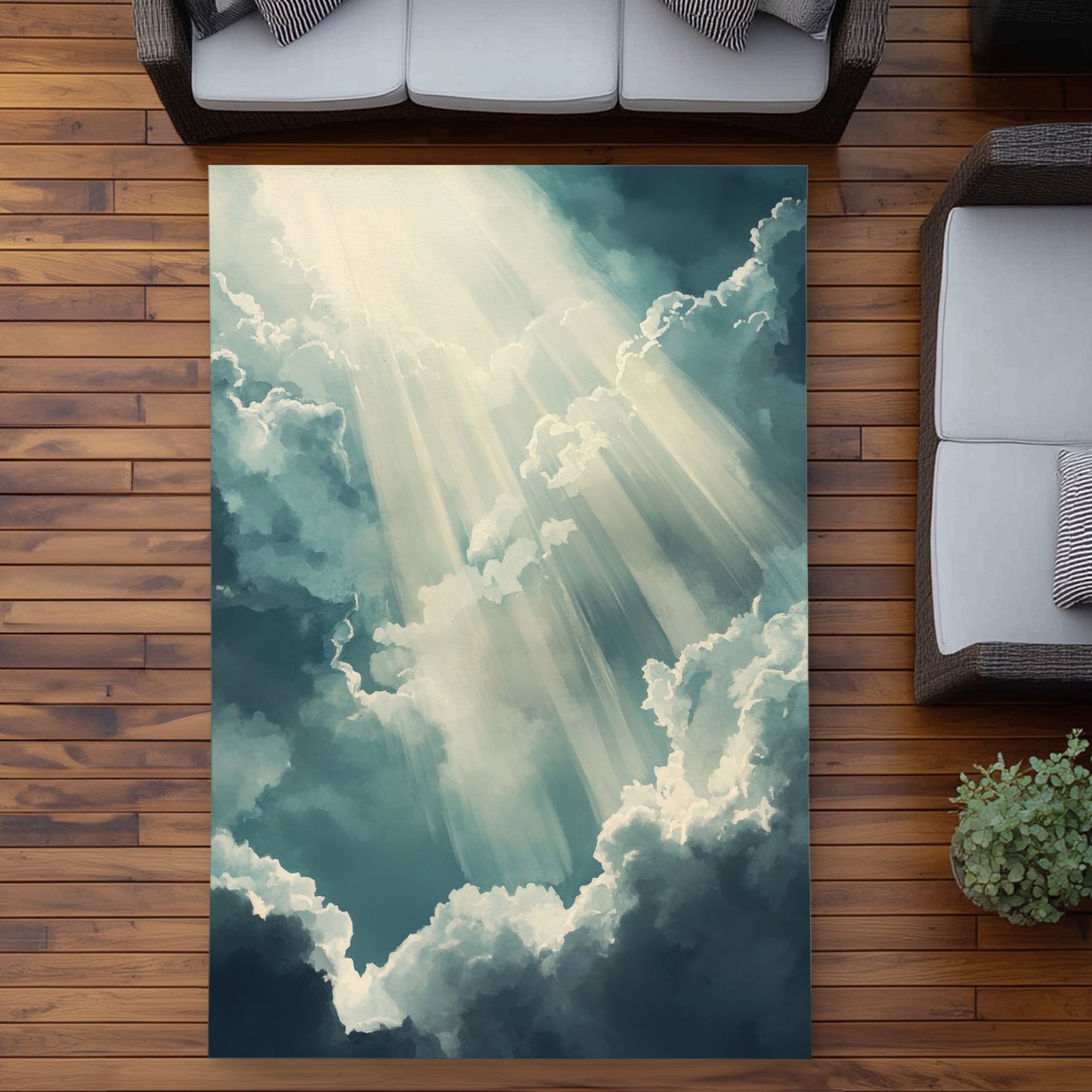 Tapis d'extérieur Beam of Light | Accent de décoration élégant