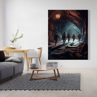 The catacombs - 32"x32" Canvas