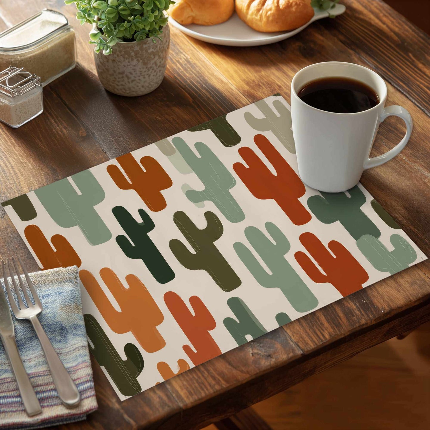 Desert Echoes Polyester Placemat for Stylish Home Decor