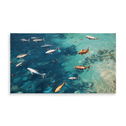 Nappe Swim Ahead - Articles de décoration essentiels pour l'intérieur et l'extérieur