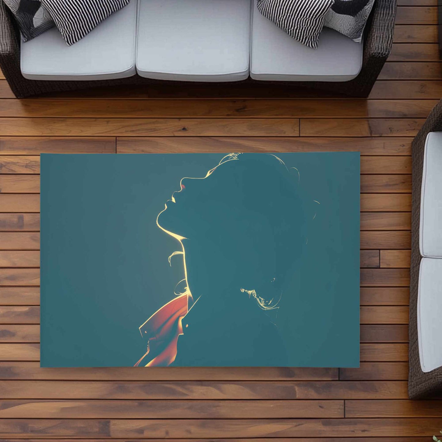 Tapis d'extérieur Silent Light Whisper | Décoration d'intérieur