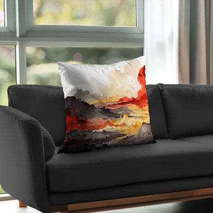 Scolding land - Throw Pillow