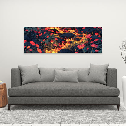 Dodging nature - 32"x32" Canvas