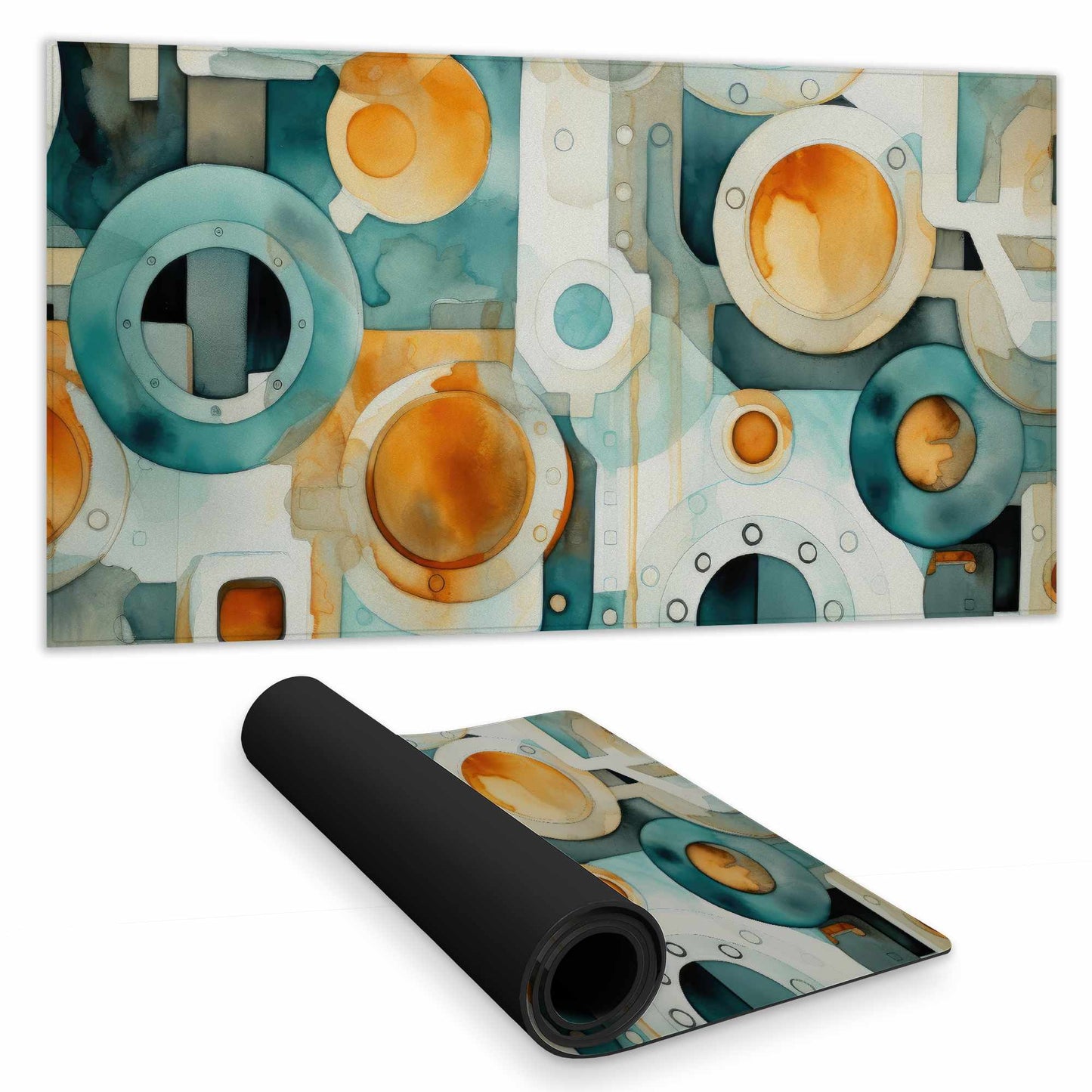 Decomposed Porthole Desk Mat | Stylish Home Decor Accessory
