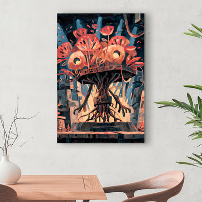Dystopic nature - 24"x24" Canvas