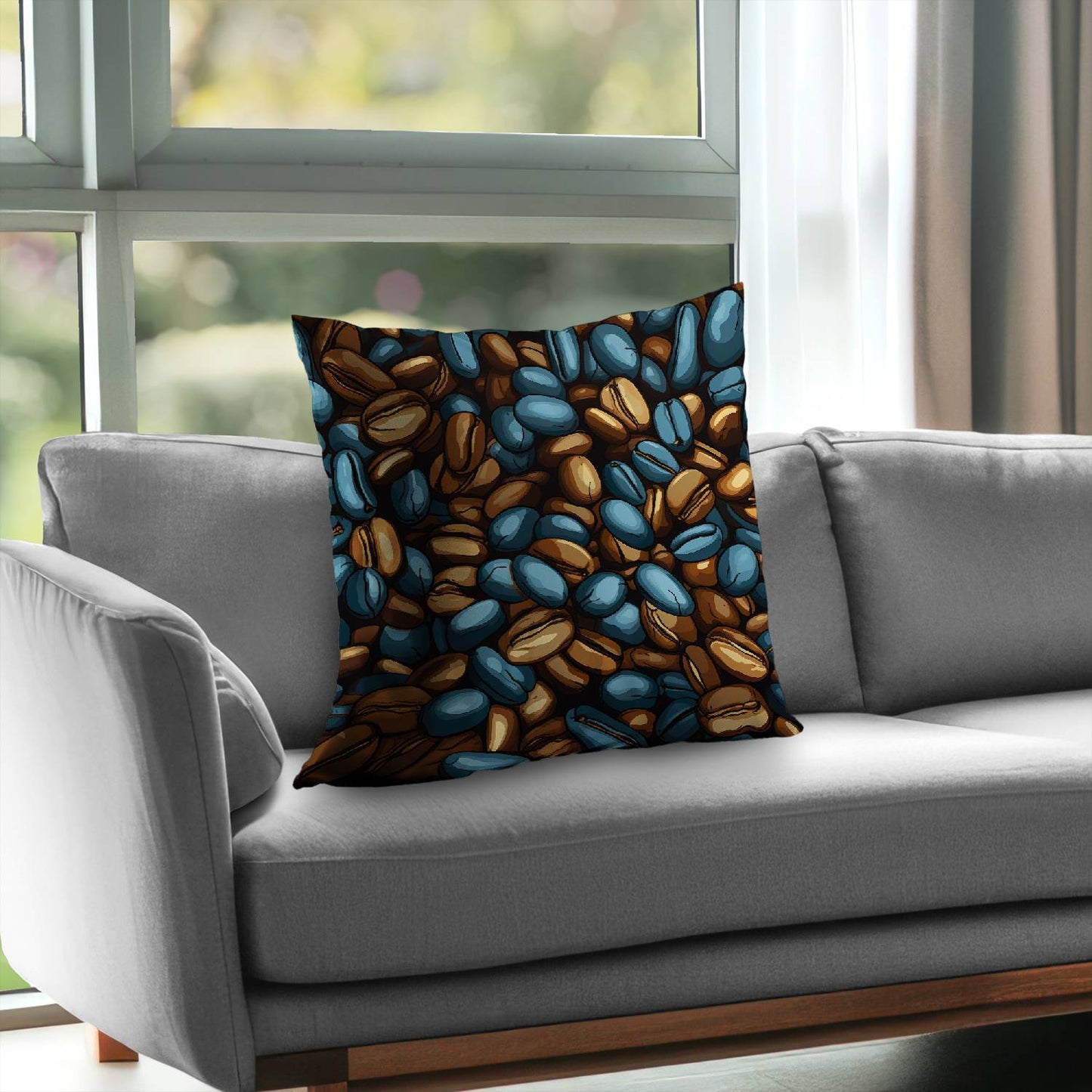 Contrasting taste - Throw pillow - Print on demand