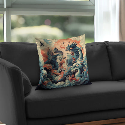 Before time - Throw Pillow