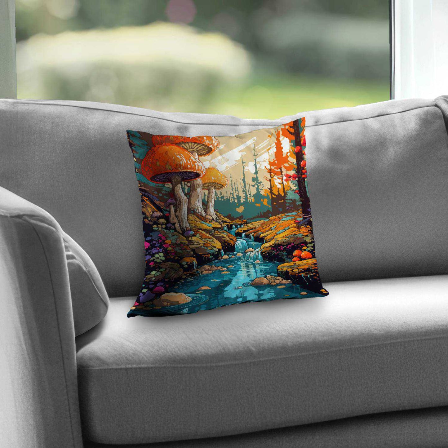 Coussin décoratif en sergé de polyester Wisdom Inbound | Décoration d'intérieur élégante