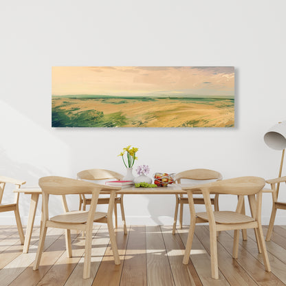 Evening in the field - 32"x32" Canvas