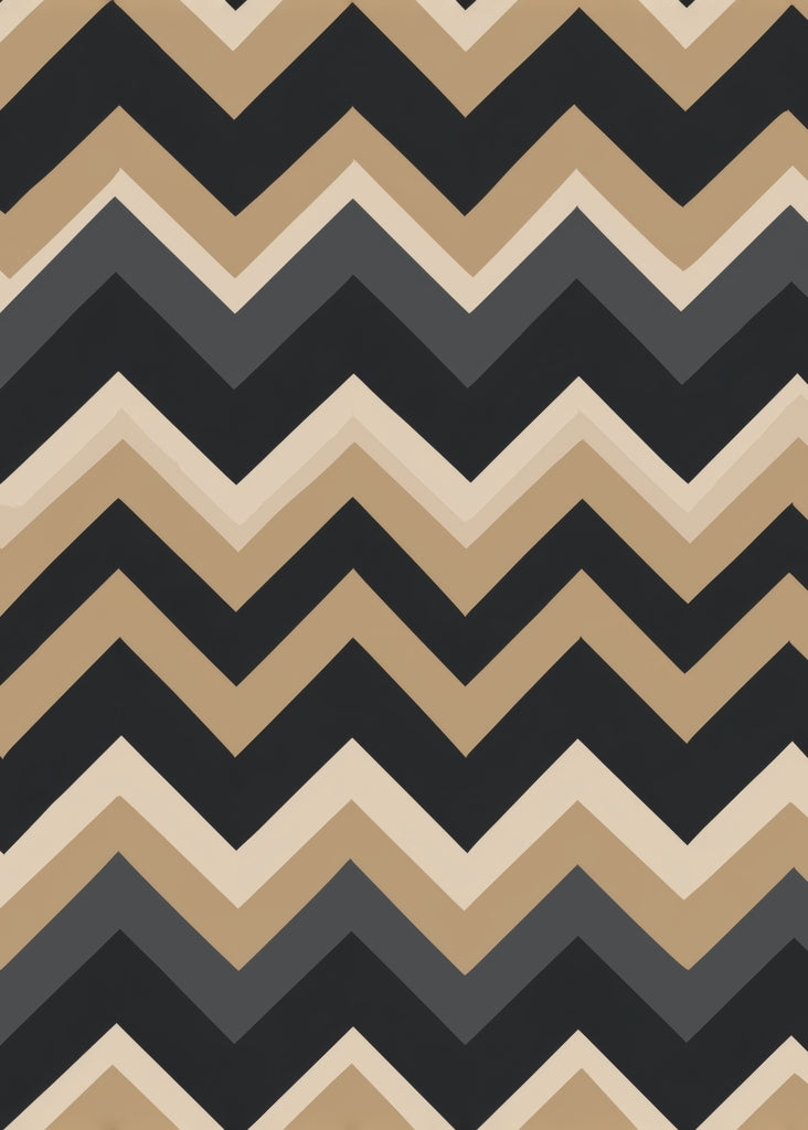 Earth Tone Waves Door Mat - Indoor Outdoor Home Decor