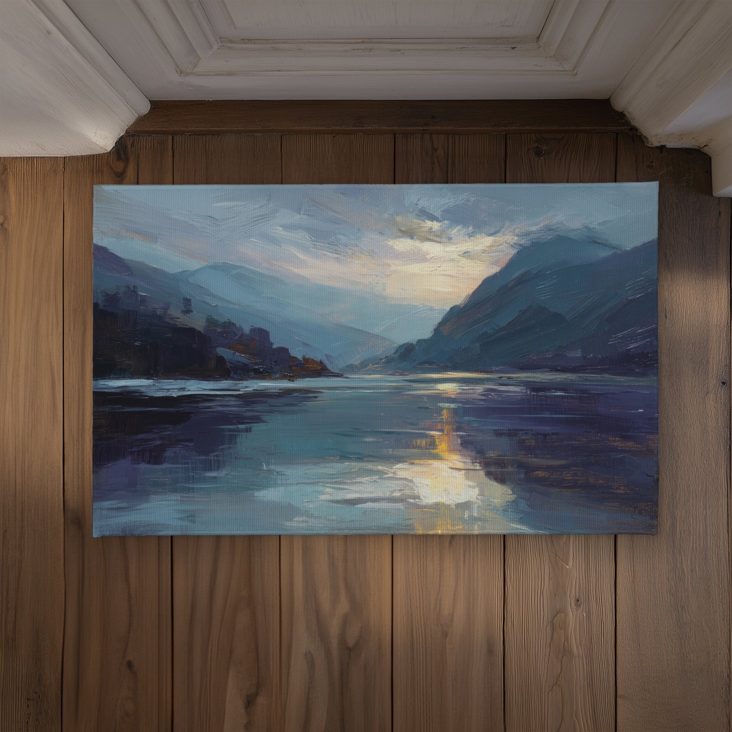 Obscure Gray Indoor Outdoor Door Mat - Home Decor Accent