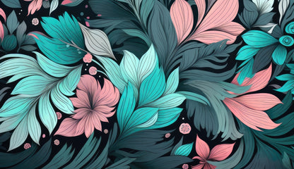 Nappe Feuilles Fluo - Décoration Intérieure Extérieure Tendance