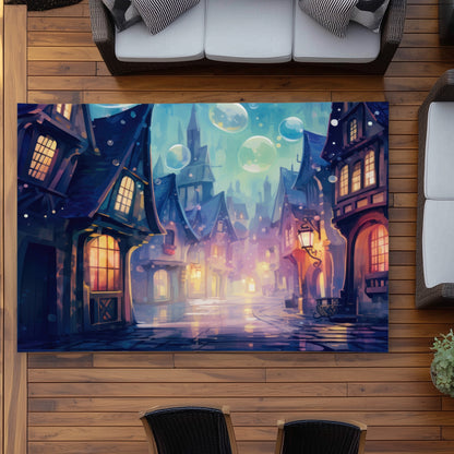 Tapis d'extérieur Bubble ville - Accent de décoration intérieure élégant
