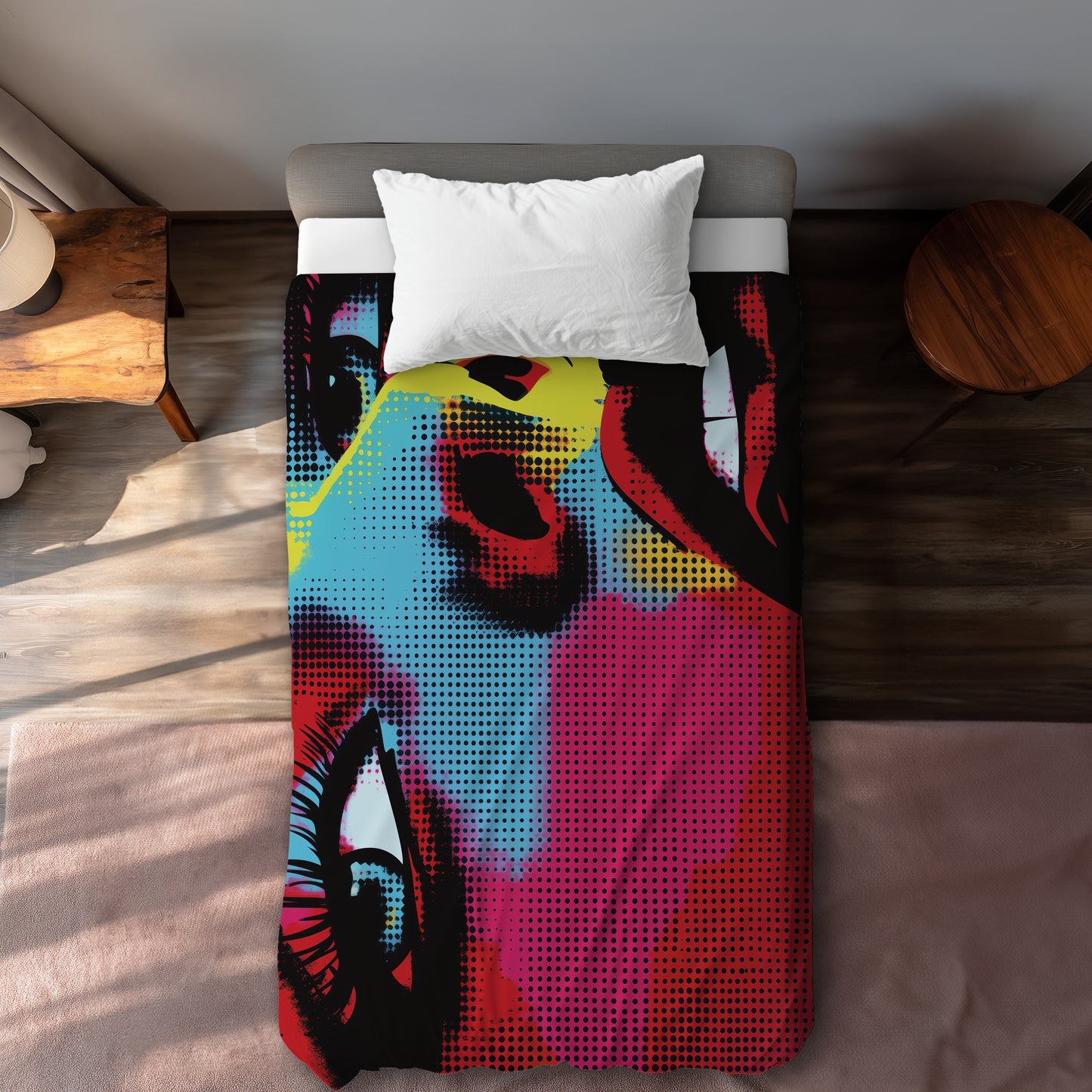 Comics Black Duvet Cover | Stylish Home Decor for Comfort