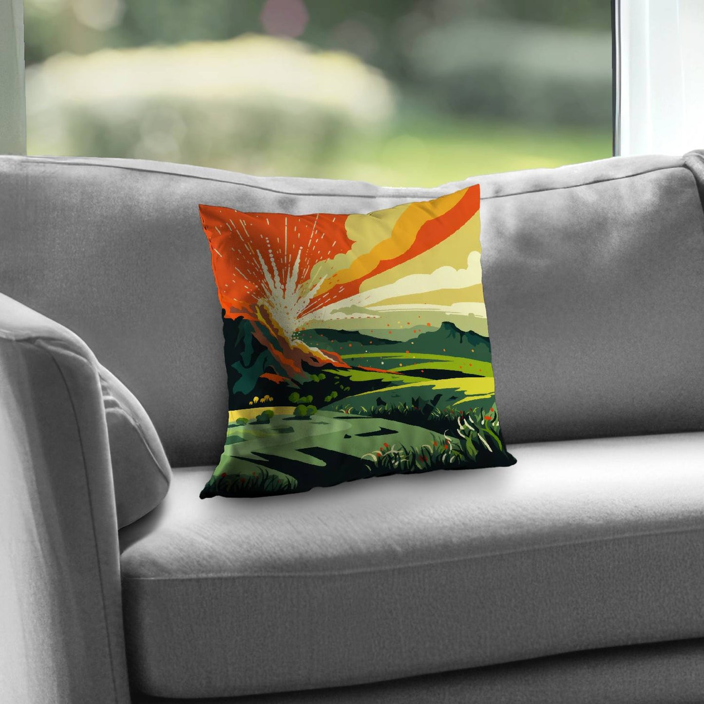 It's happening - Throw pillow - Print on demand