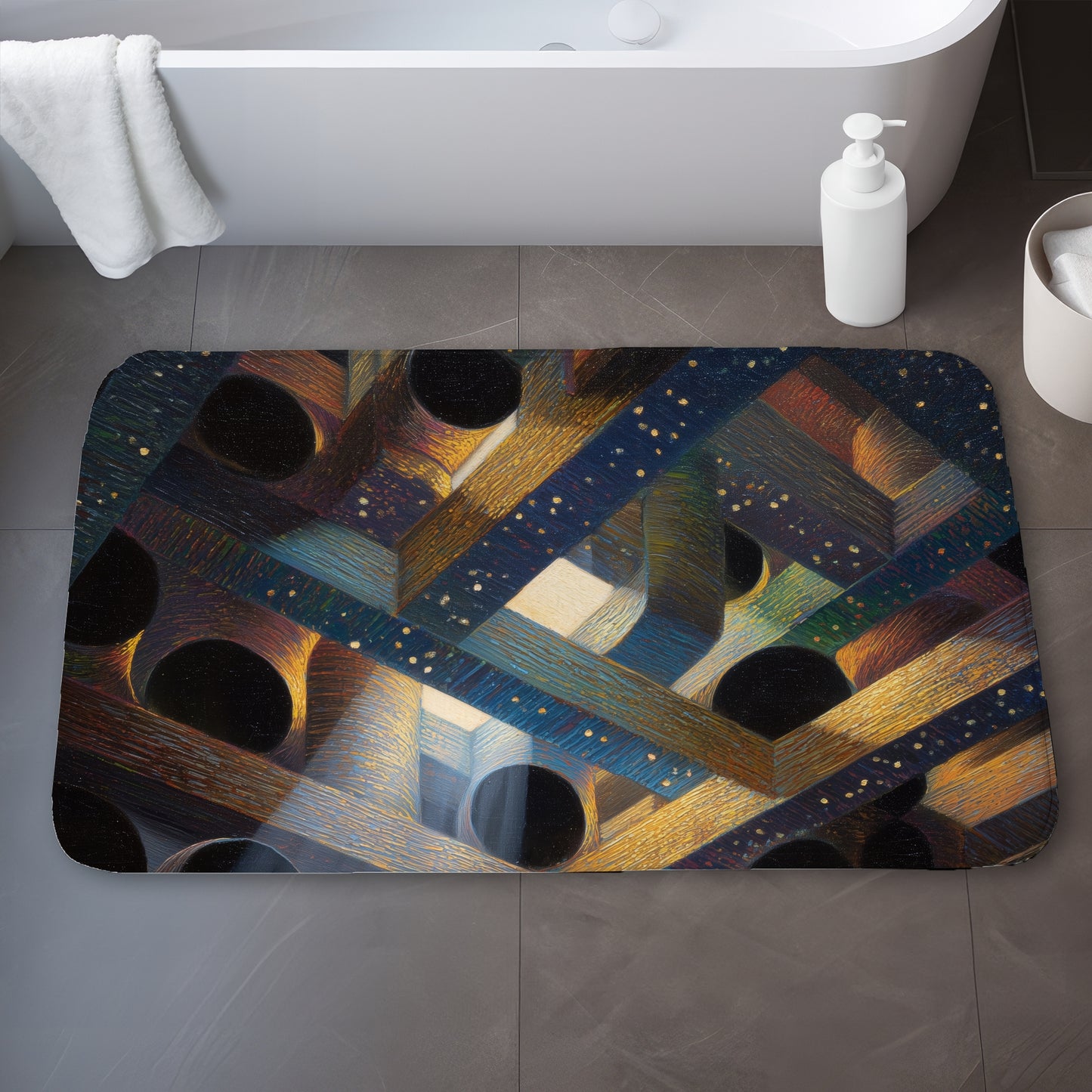 Pipe dream - 17"x24" Bath mat