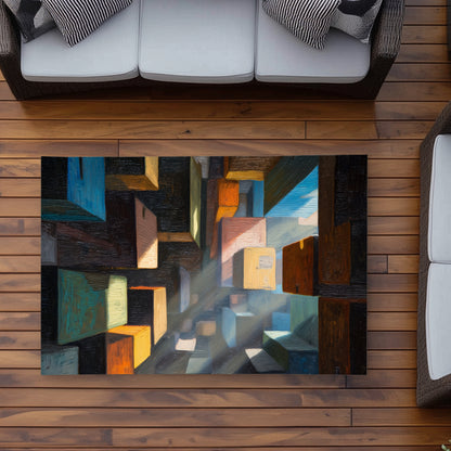 Tapis d'extérieur emballé - Solution de décoration élégante