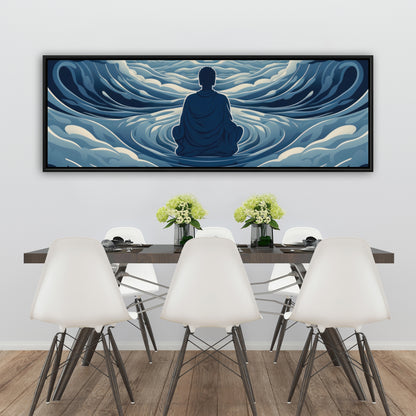 Infinite wisdom - 36"x36" Framed canvas