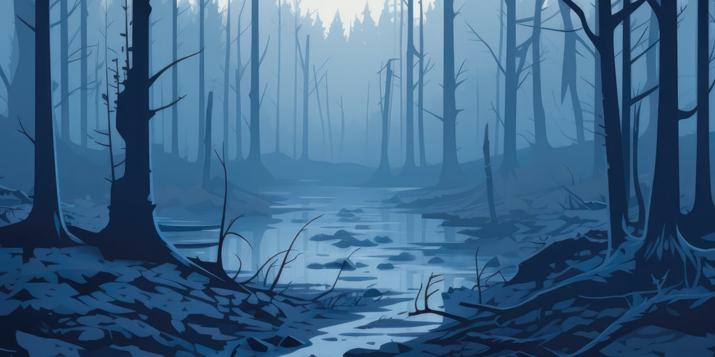 Dead Lands Desk Mat - Stylish Home Decor Desk Pad