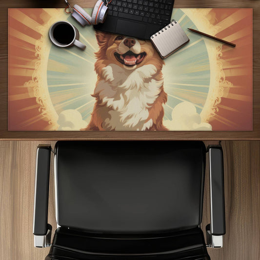 Pats and smiles - Desk Mat
