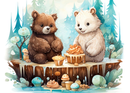 The dessert Turquoise Indoor Outdoor Door Mat - Home Decor