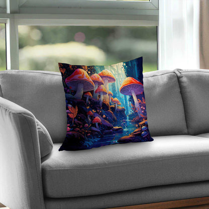 Regardez ça : un coussin décoratif en sergé de polyester pour la décoration intérieure.