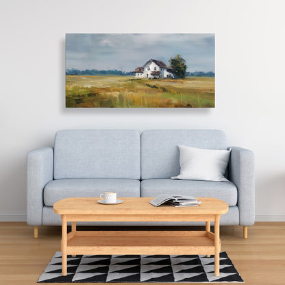 Marsh White Canvas for Home Decor - Stylish Wall Art