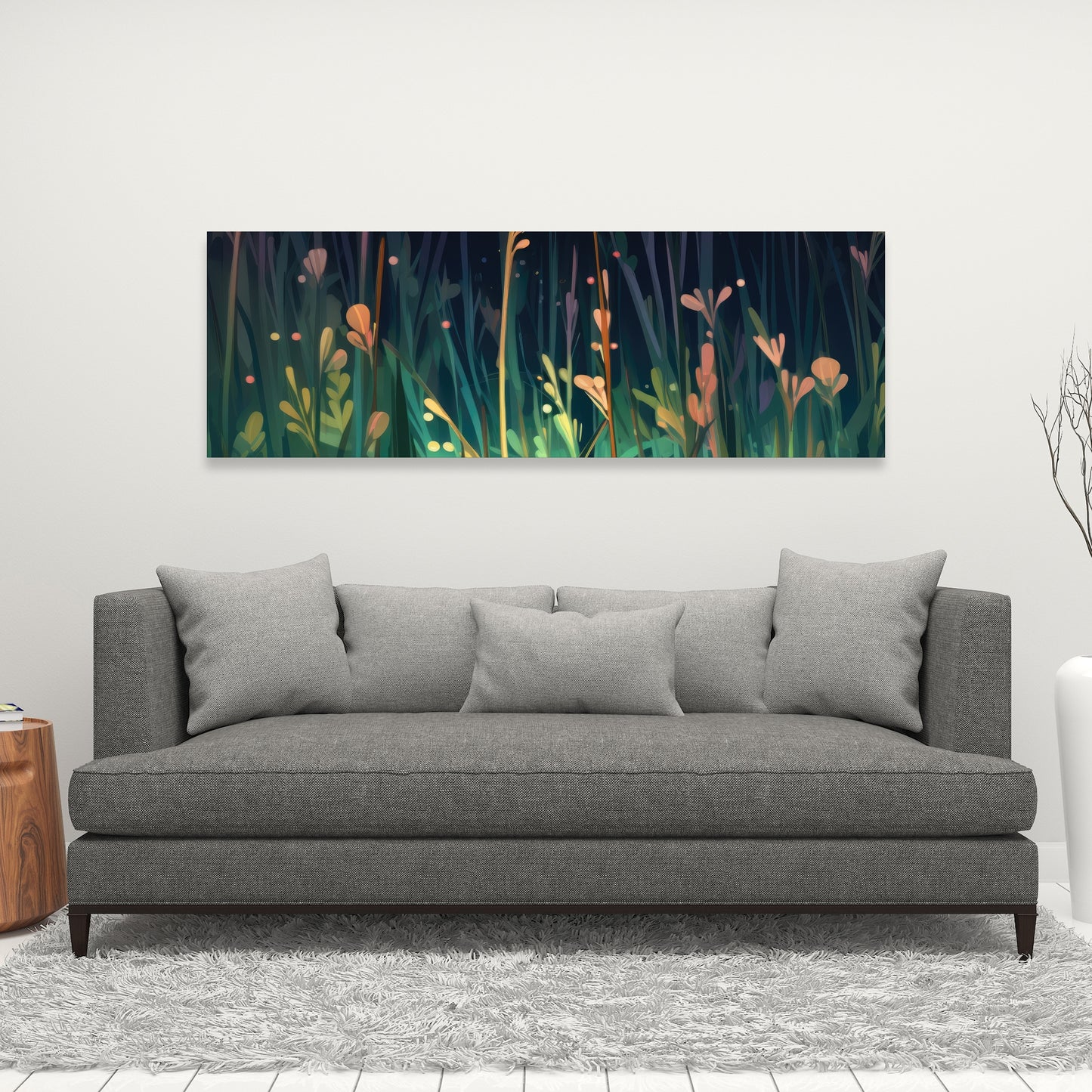 Between twigs - 32"x32" Canvas