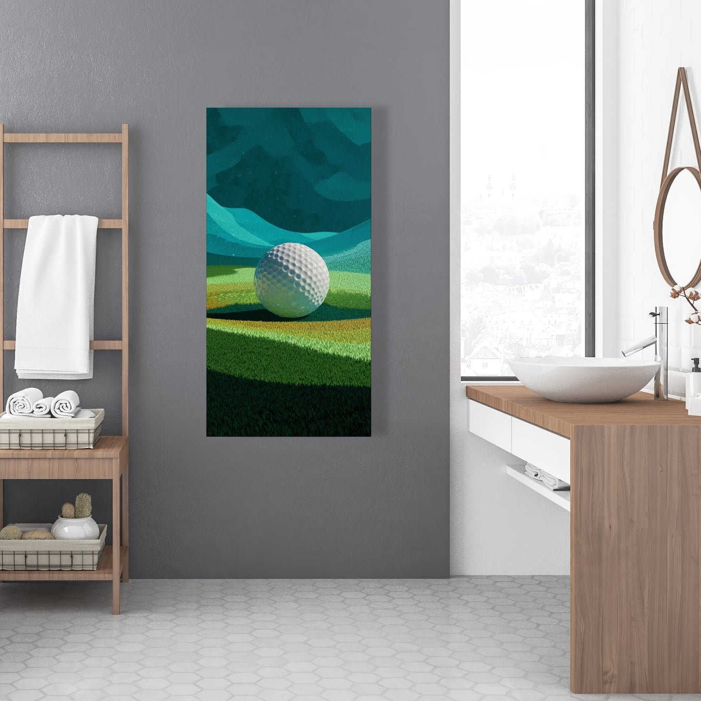 Landing - 32"x32" Canvas