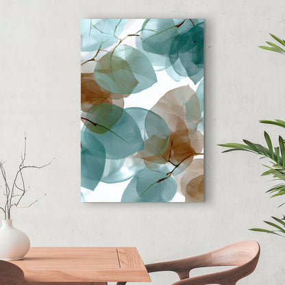 Translucent leaves - 32"x32" Canvas