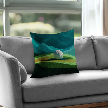 Landing Poly Twill Throw Pillow - Stylish Home Decor Accent