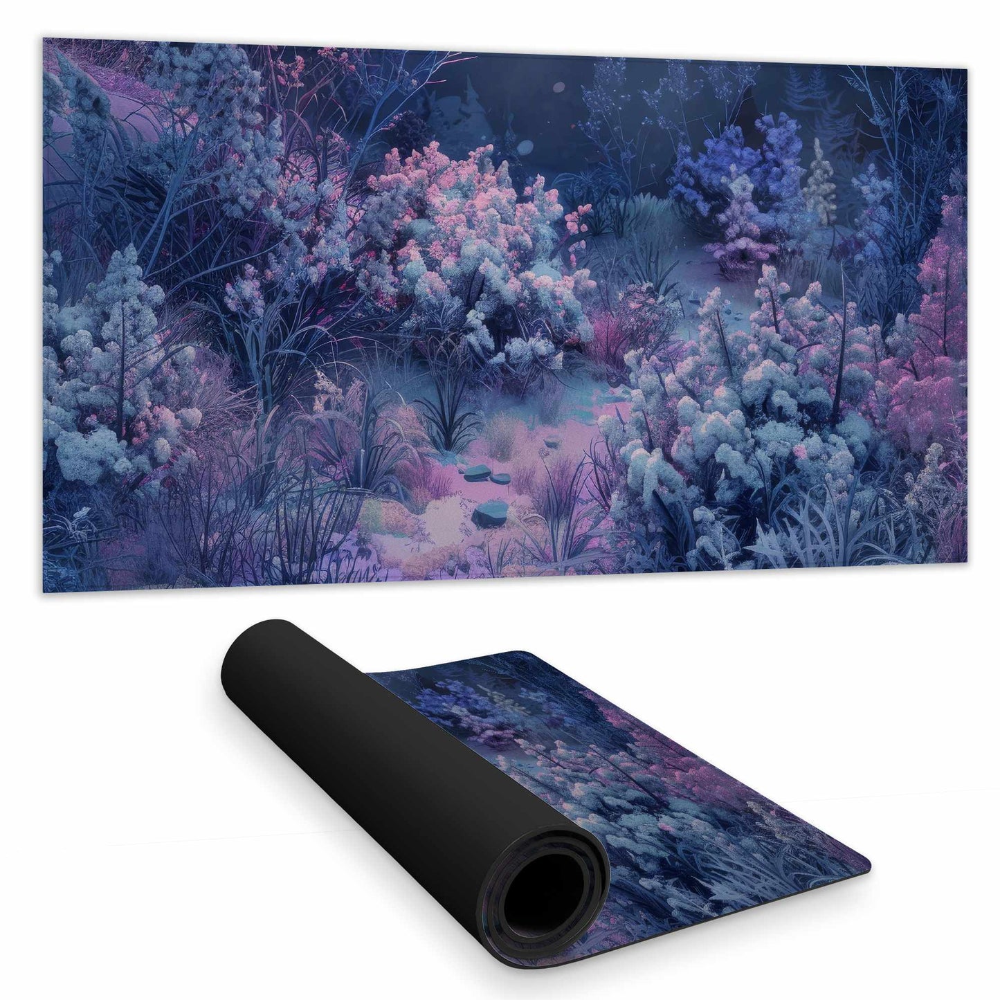Cold Night Desk Mat - Stylish Home Decor, Durable Surface