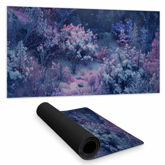 Cold Night Desk Mat - Stylish Home Decor, Durable Surface