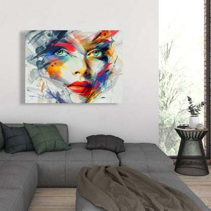 Abstract Look - Red Canvas Art | Modern Wall Art