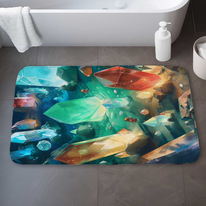 The Quest Blue Bath Mat | Stylish Home Decor Essential