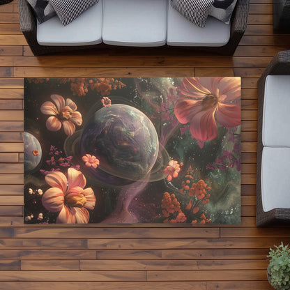 Tapis d'extérieur Floral pour une Décoration Intérieure Élégante