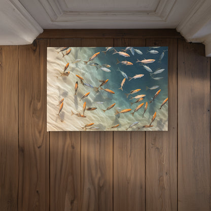Away from the Sand Beige Indoor Outdoor Door Mat | Home Decor
