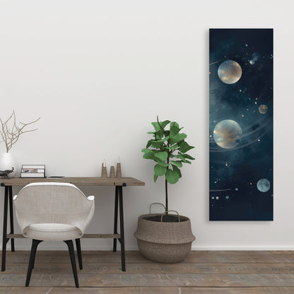 Deep Exploration Blue Canvas | Stunning Home Decor Art