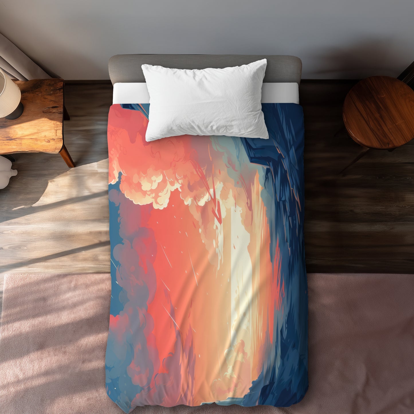 Inspiration Blue Duvet Cover | Elegant Home Decor Accent