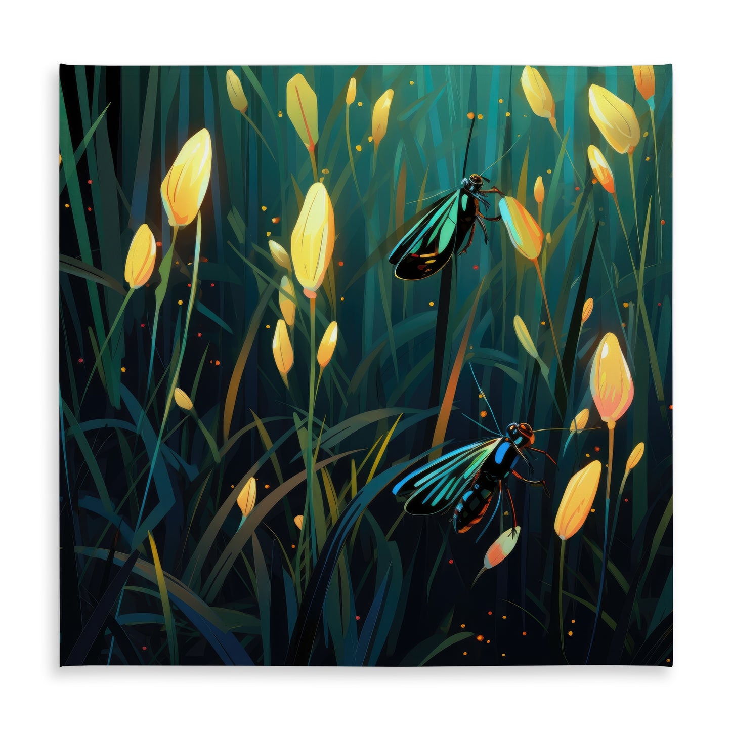 Appealing Yellow Indoor Outdoor Tablecloth for Home Decor