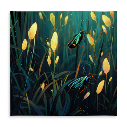 Appealing Yellow Indoor Outdoor Tablecloth for Home Decor