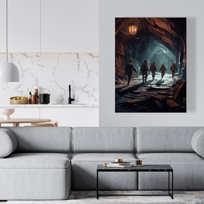 The catacombs - 32"x32" Canvas