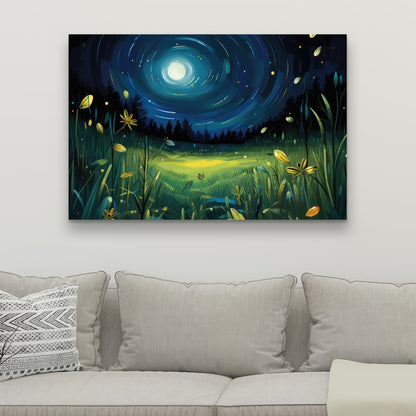 Between grass blades - 32"x32" Canvas