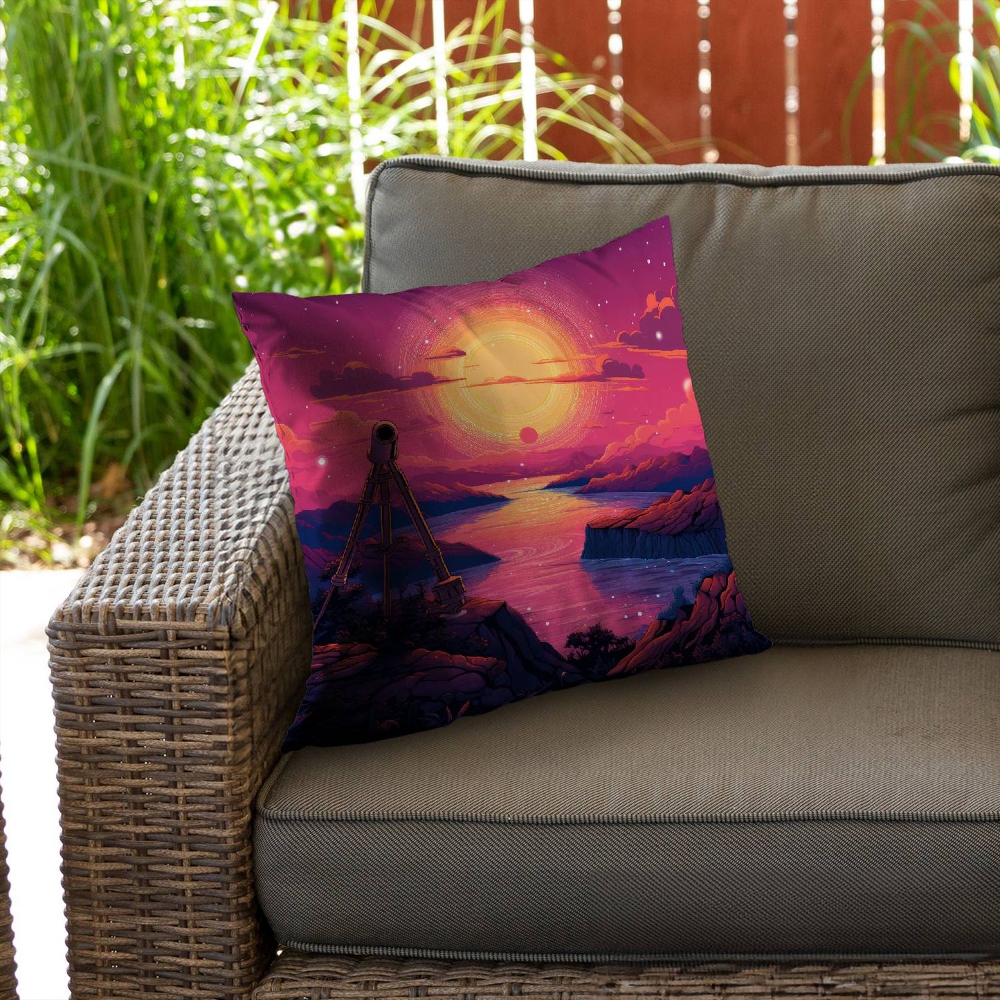 Skybound - Throw pillow - Print on demand