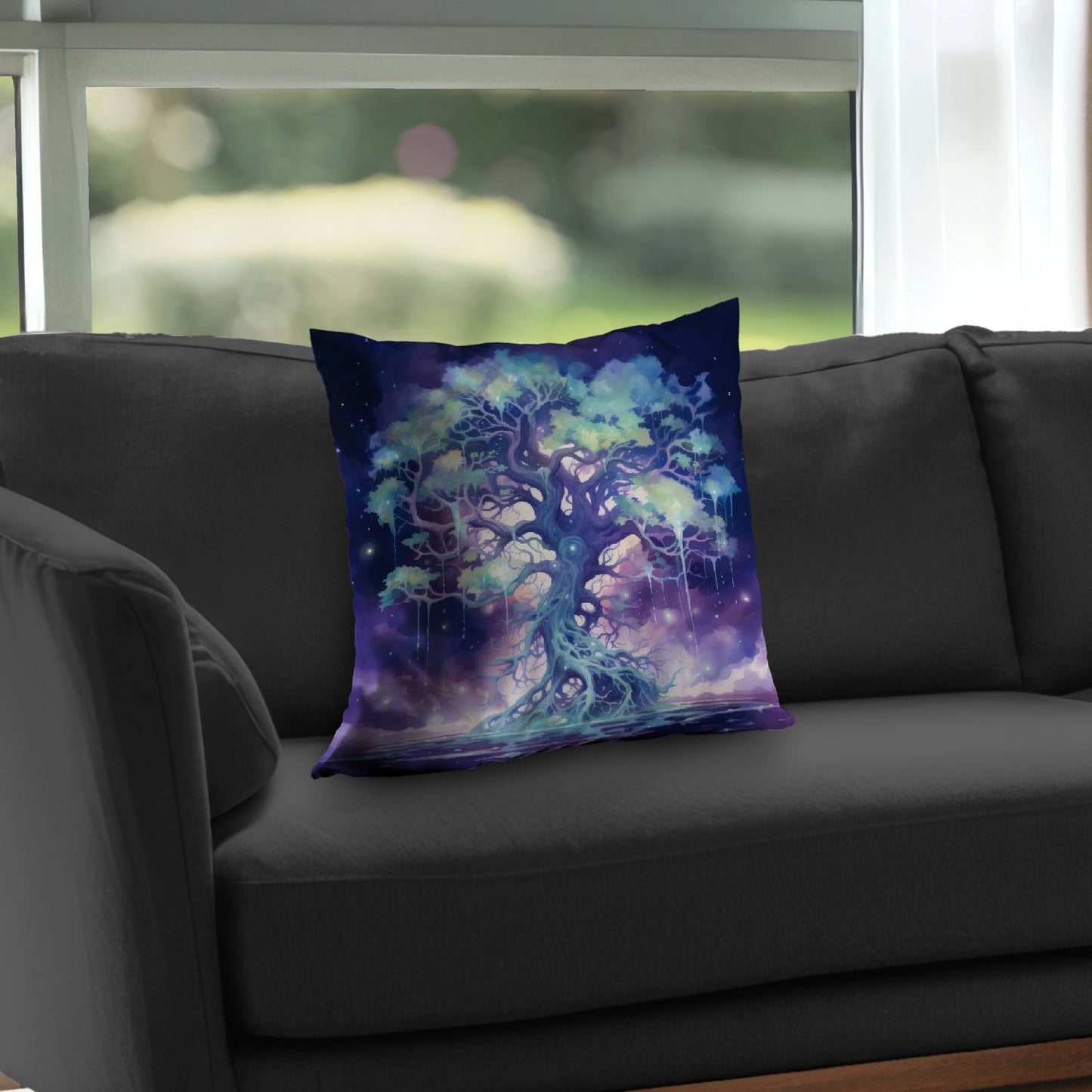 Surreal sap - Throw pillow - Print on demand