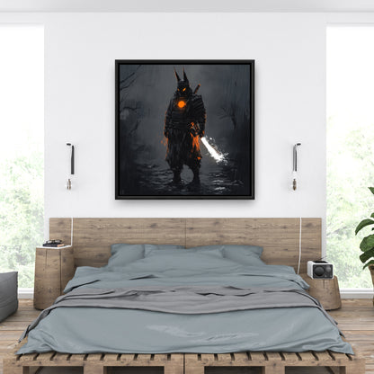 Blazing - 24"x24" Framed canvas