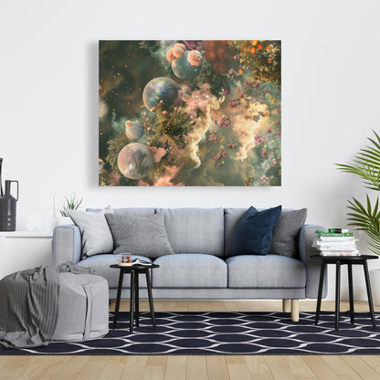 Bloom space - 32"x32" Canvas