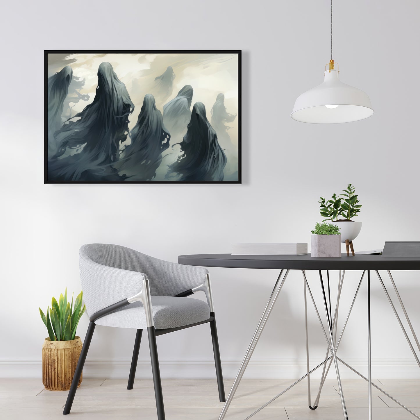 Cursed lands - 36"x36" Framed canvas