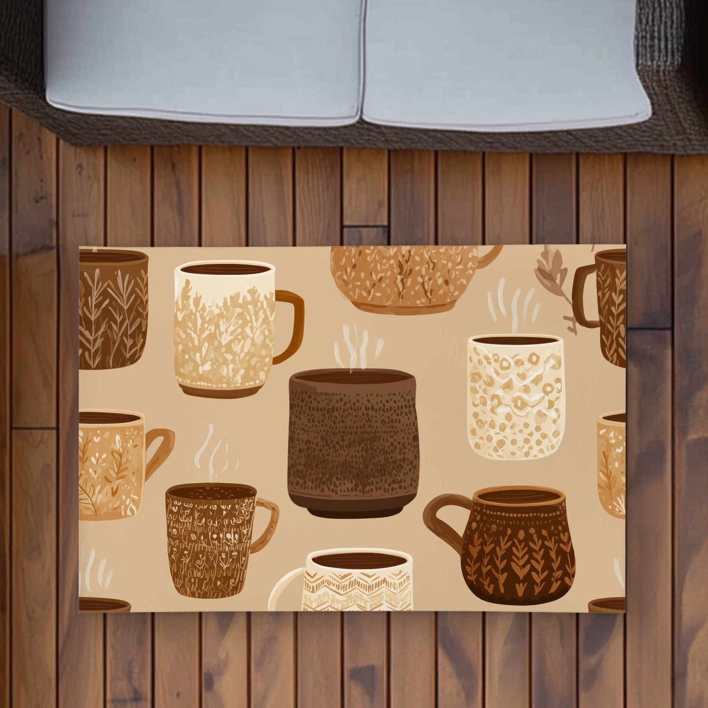 Tapis d'extérieur Cozy Cup Collection | Décoration élégante pour la maison