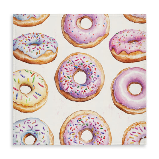 Sugar Delights Pink Tablecloth for Indoor Outdoor Decor